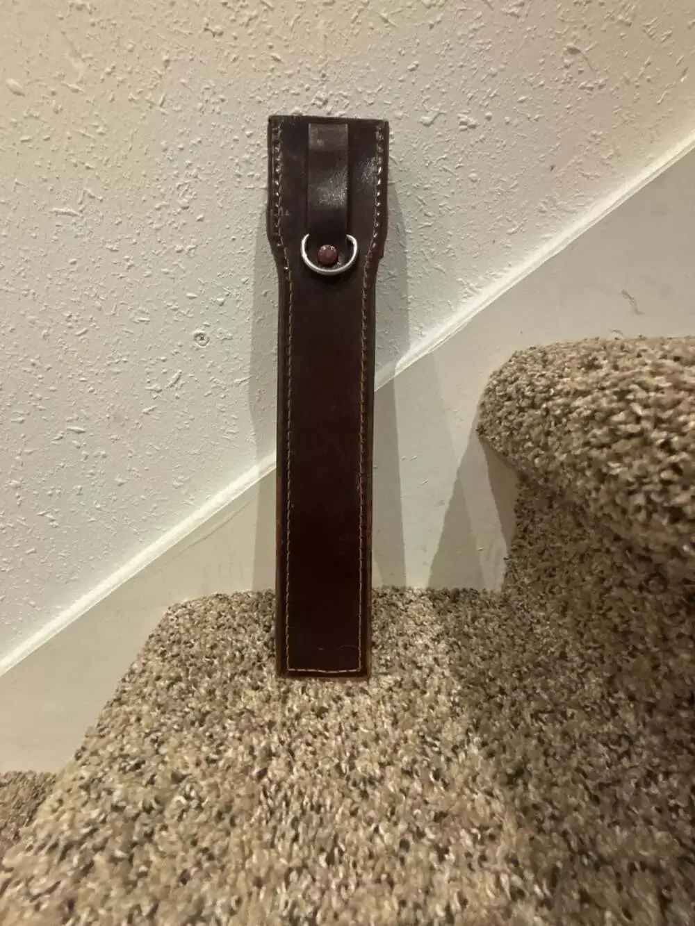 Vintage Post Versalog 1460 Slide Rule Brown Leather Carrying Case